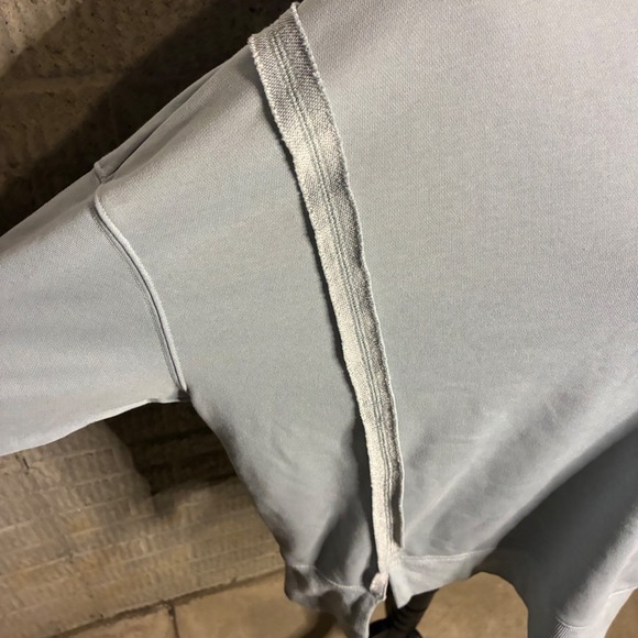 Womens Pullover Sweatshirt Mock Neck Button‎ Up Cozy Casual XL - Picture 2 of 4